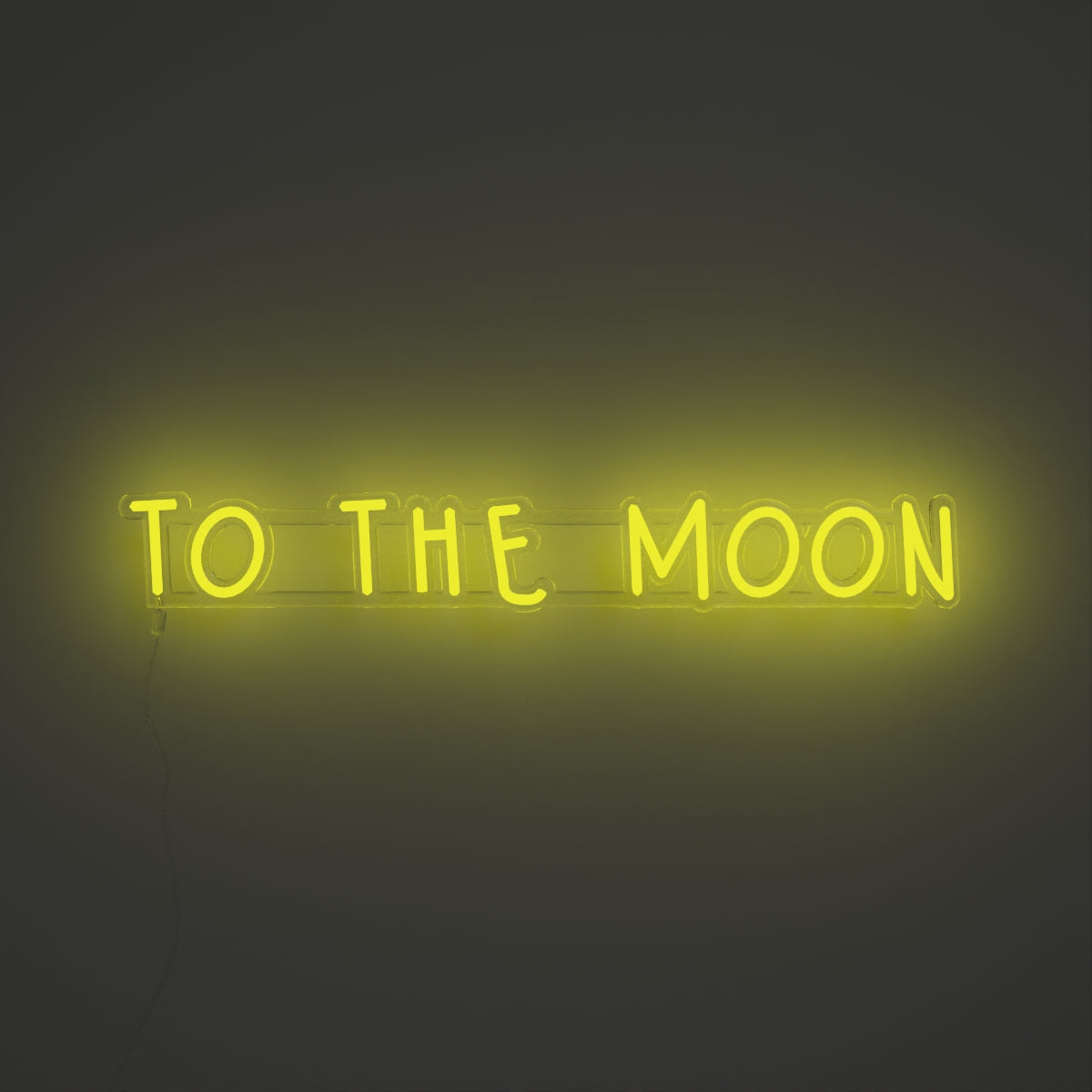To the moon - LED-Neonzeichen